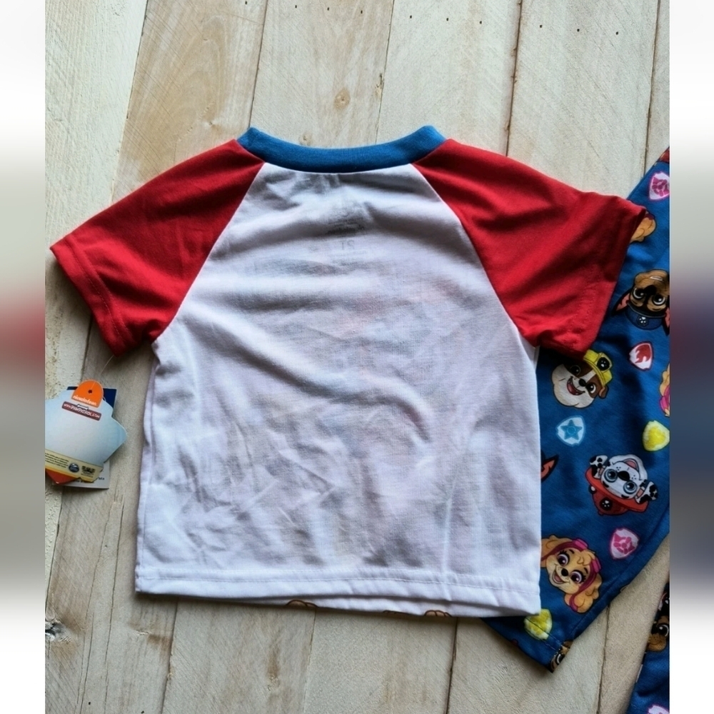 Paw Patrol Nickelodeon 2 Piece Set Boys Toddler Pajamas Size 2T NWT - Picture 3 of 5